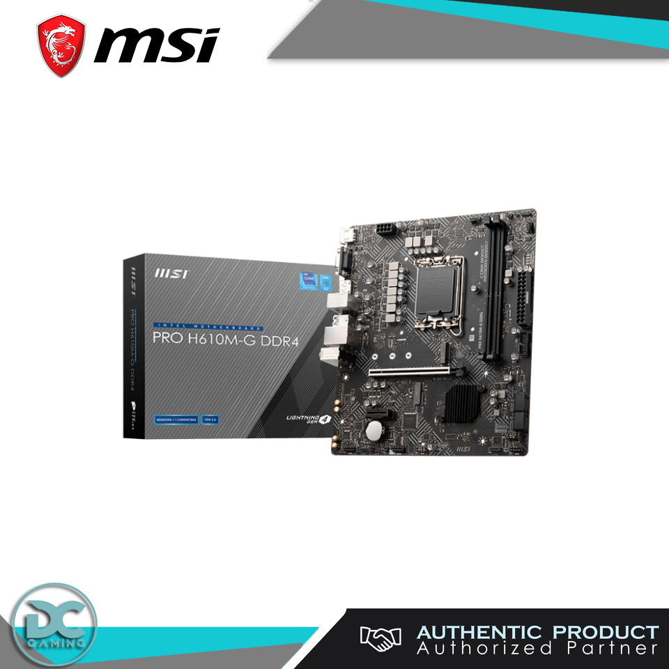 MSI PRO H610M-G DDR4